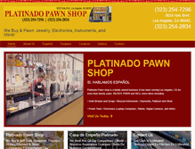 Tablet Screenshot of platinadopawn.com
